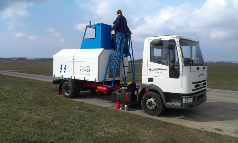 De elektrische lier (ESW-2b) van ZC Flevo